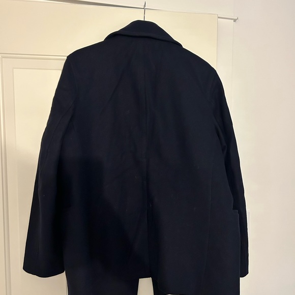 Men’s Navy Blue Medium banana republic, pea coat - Picture 3 of 4